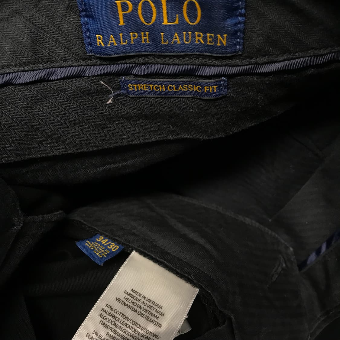 폴로 랄프로렌 블랙 치노 팬츠 34/30 상품이미지6