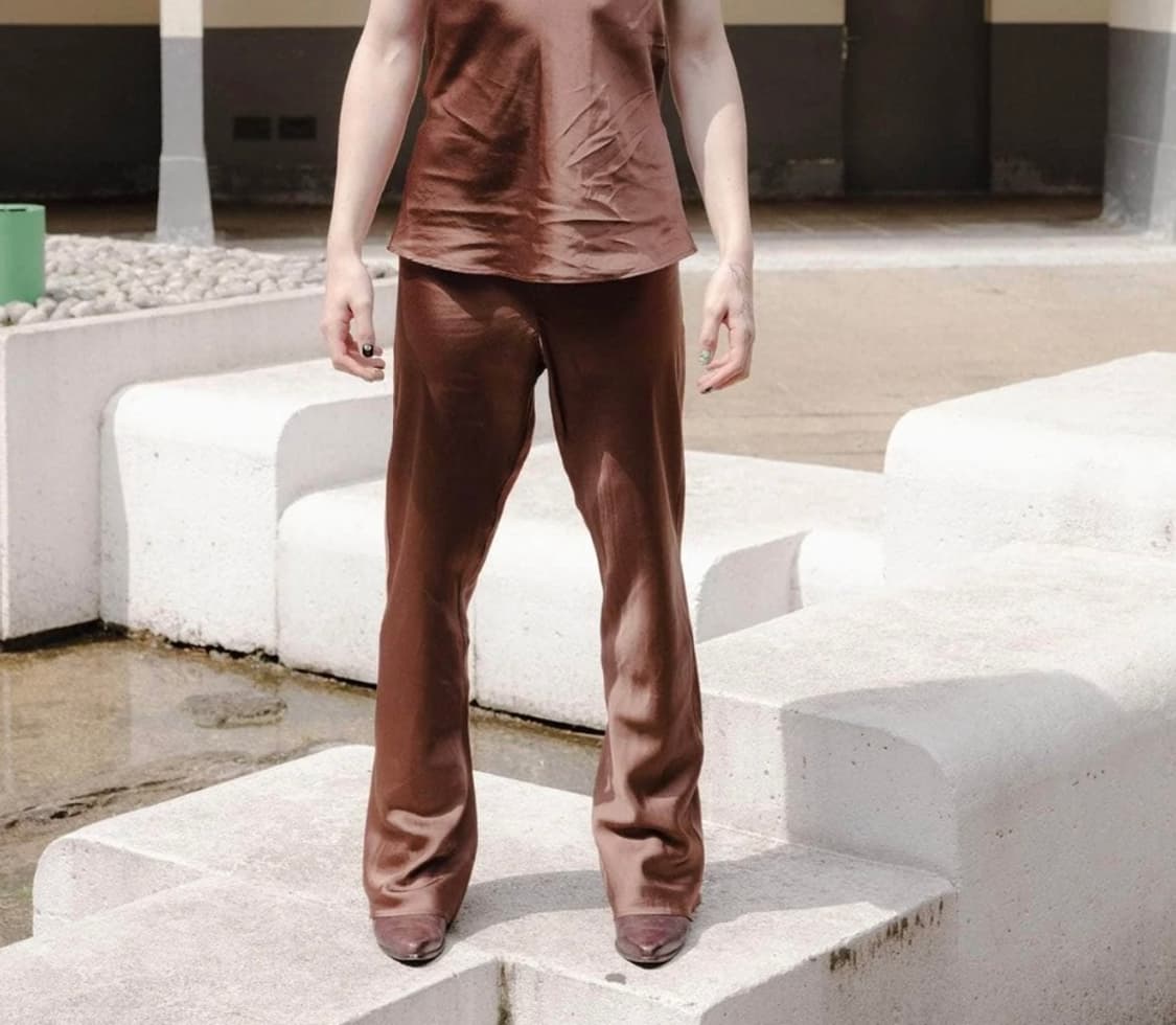 Baserange dydine pants brown size S 상품이미지3