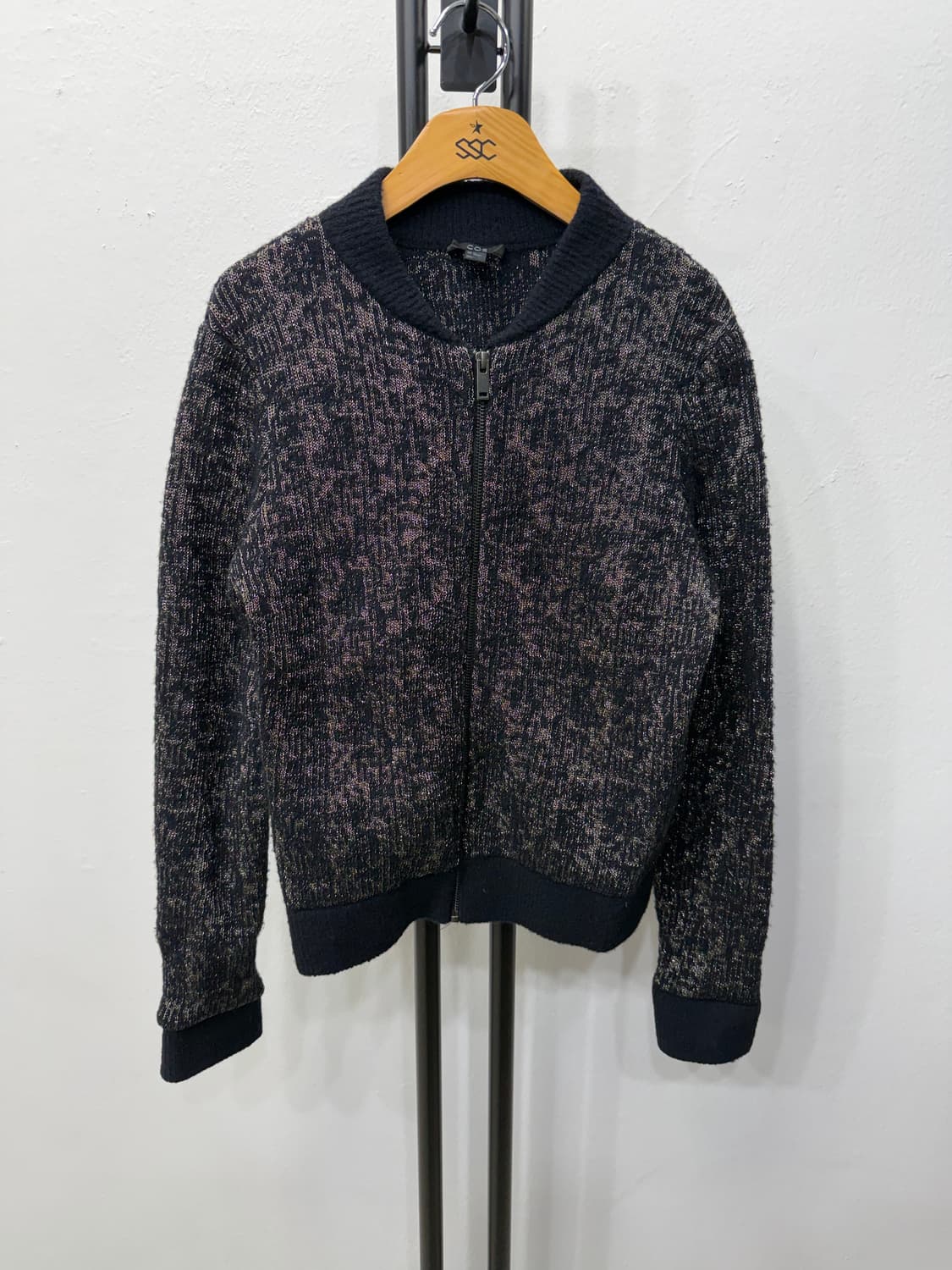 정품) COS 코스 여성 믹스 컬러 니트 자켓 XS 상품이미지1