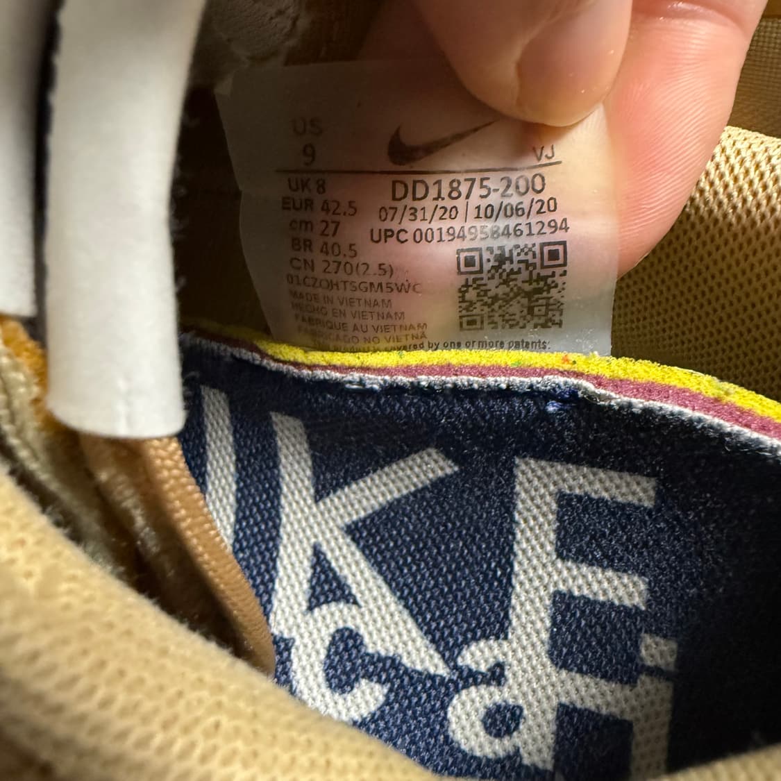 나이키 사카이 베이퍼 와플 세서미 블루 270 상품이미지7