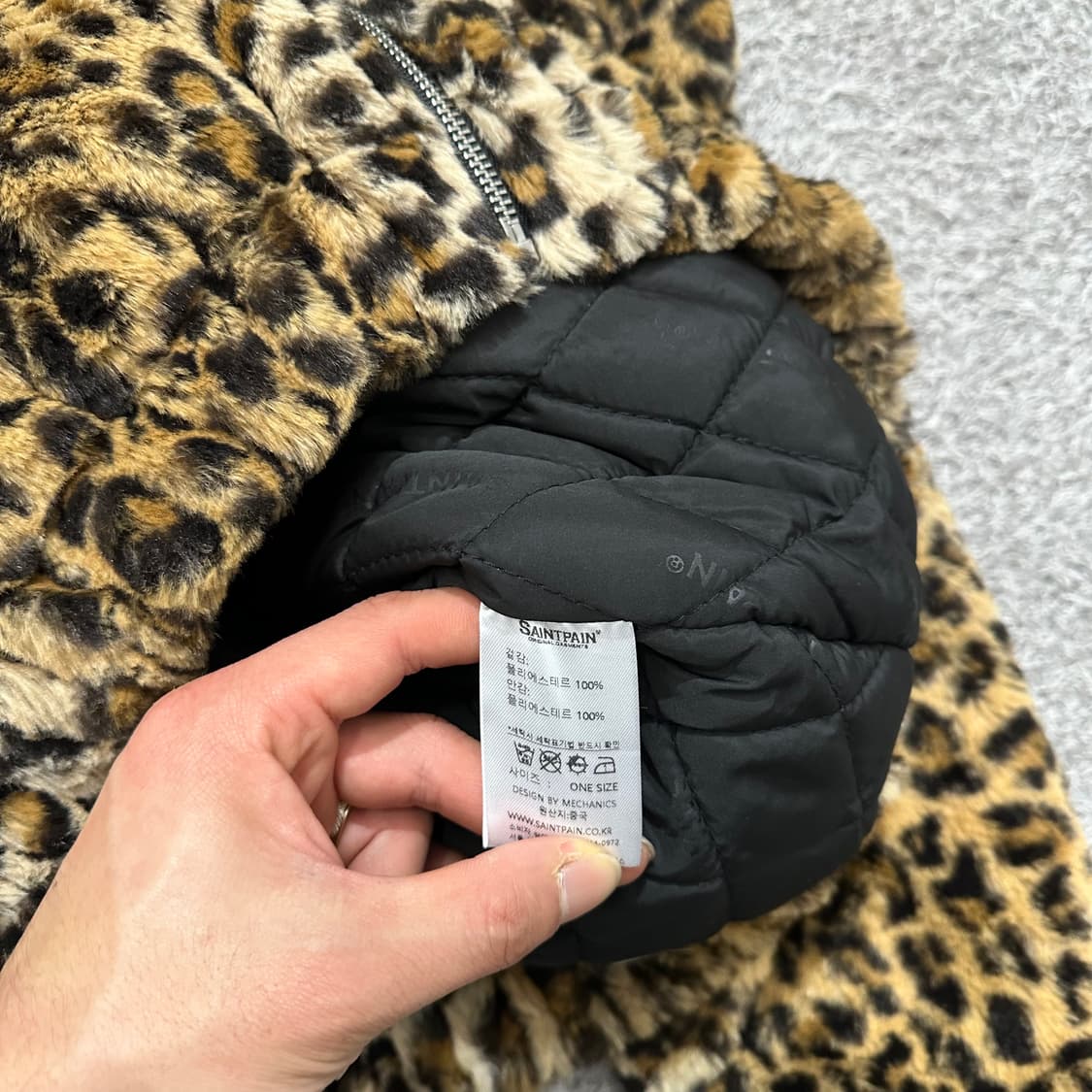 [100] 세인트페인 호피퍼자켓 상품이미지4