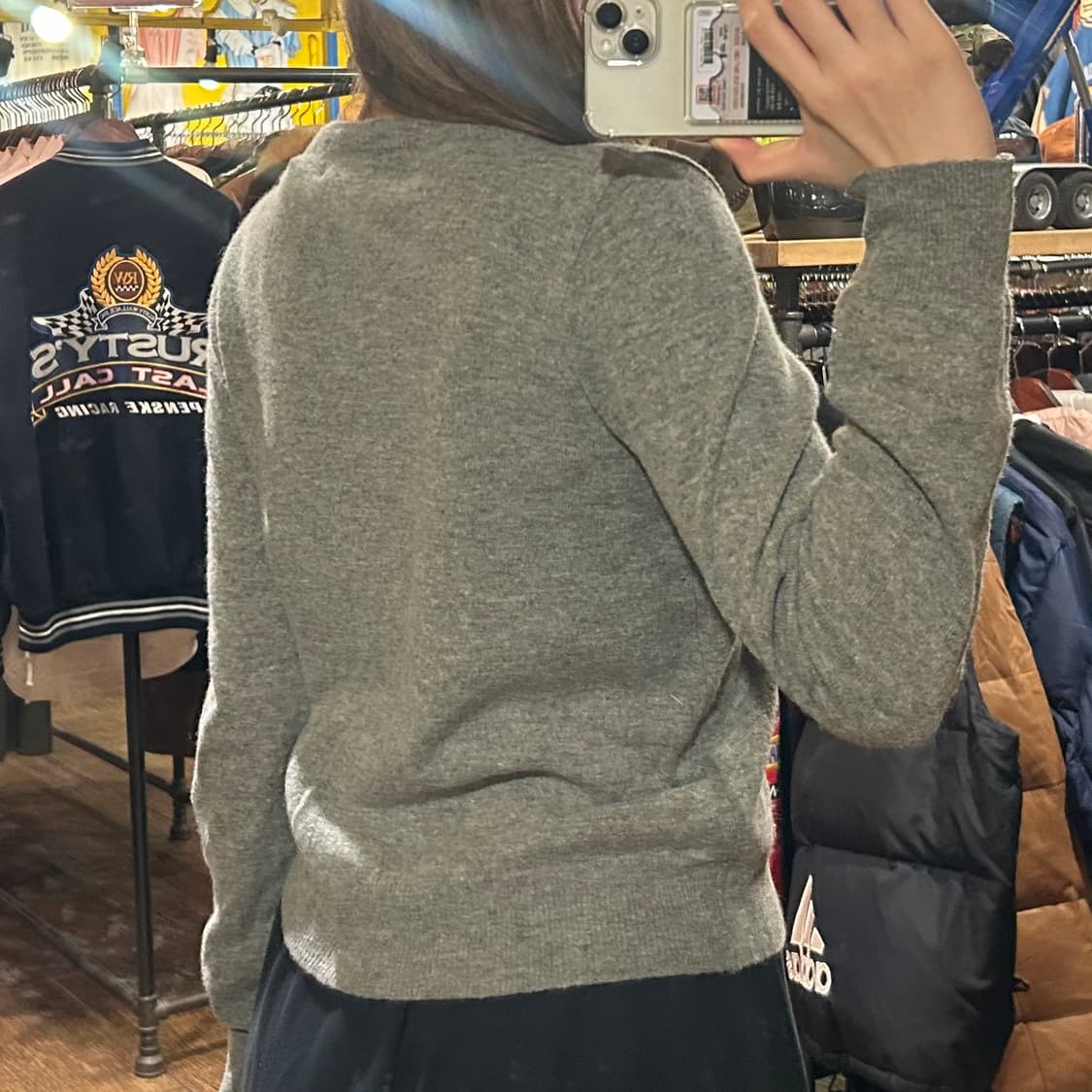 [HI] 폴로 랄프로렌 니트 가디건 그레이 상품이미지5