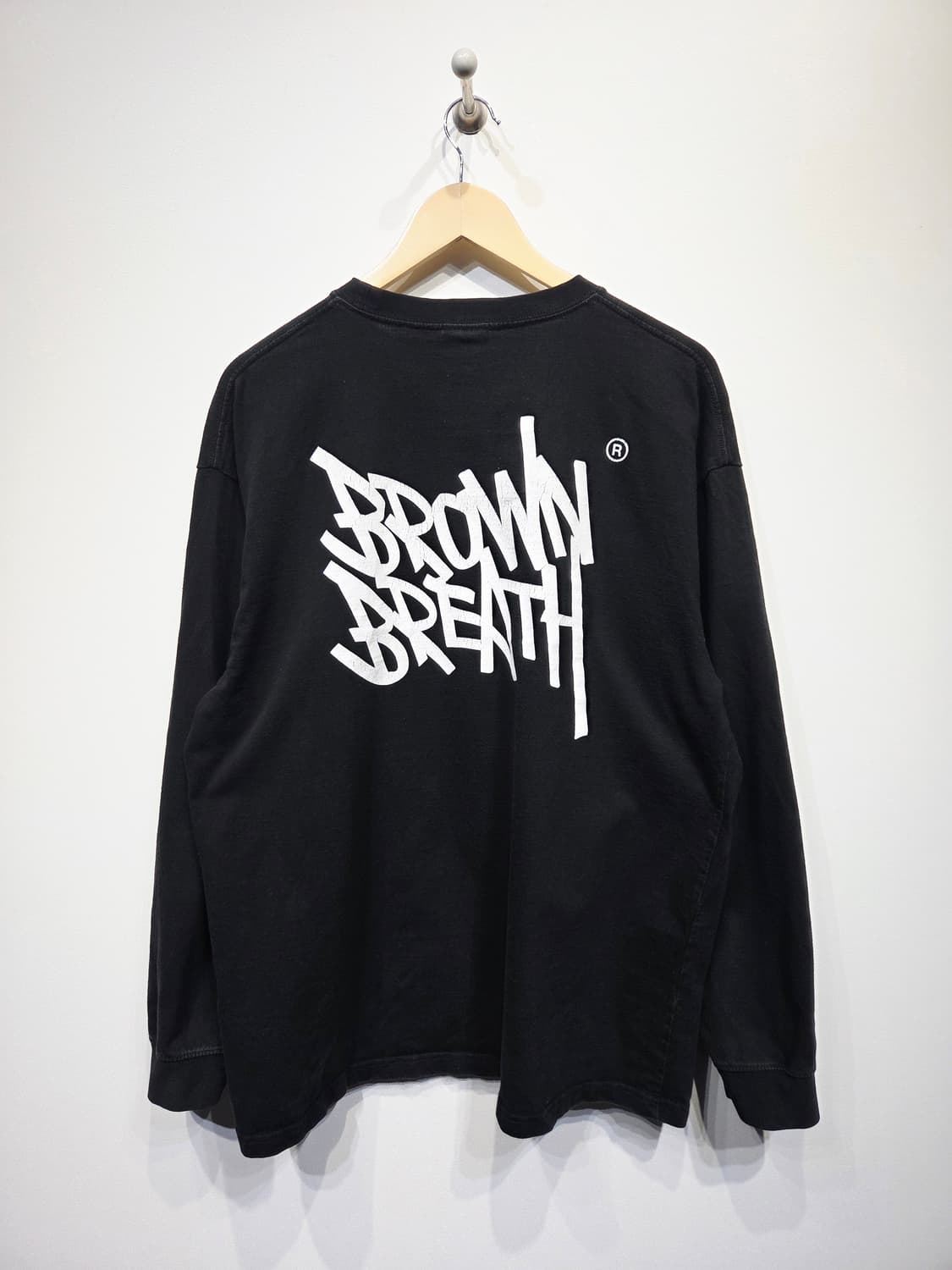 브라운브레스 롱 슬리브 블랙 티셔츠_XL 상품이미지6