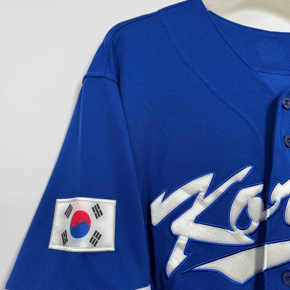 월드베이스볼클래식 WBC 장원준 28 국대 원정 유니폼 상품이미지4