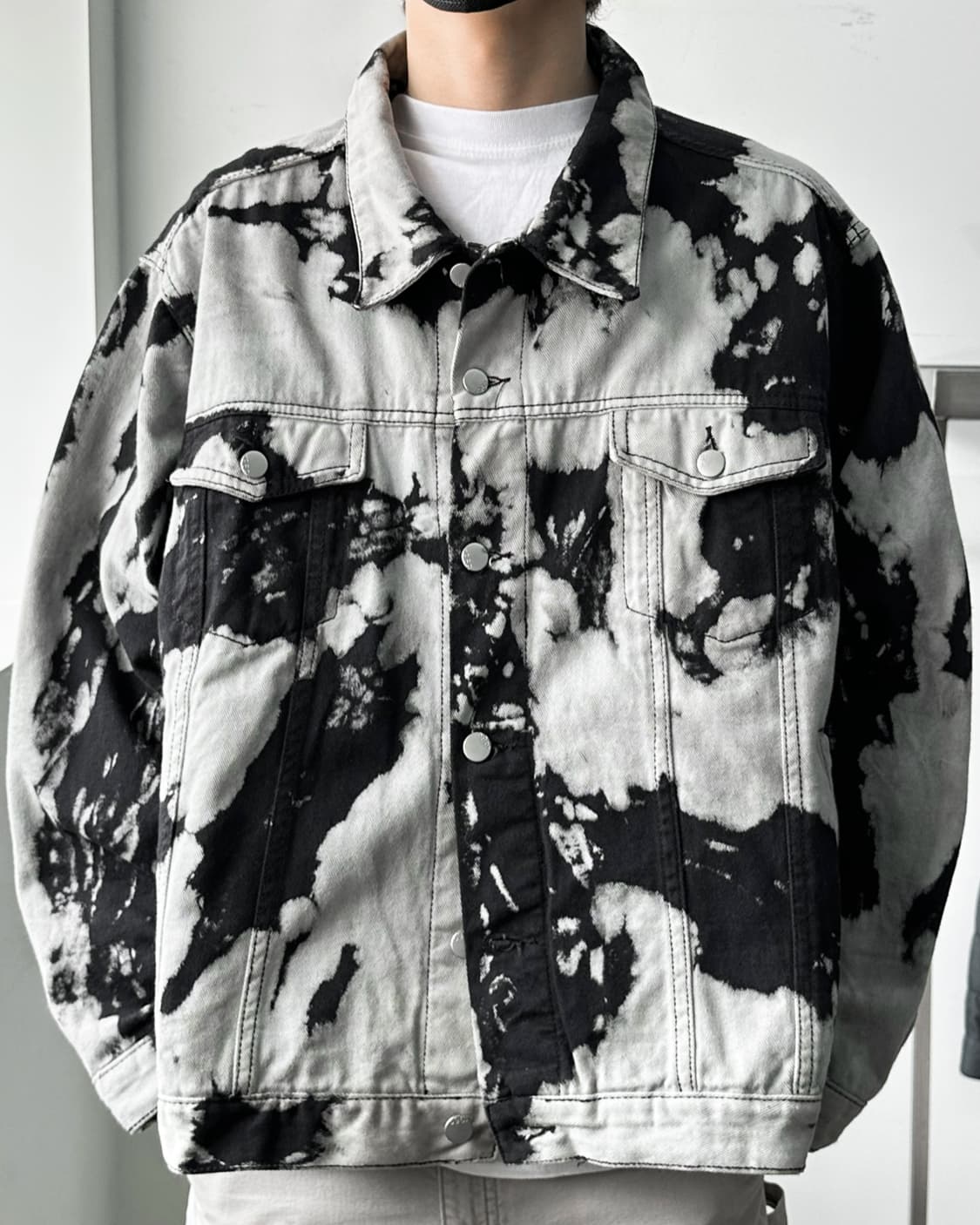 Falls-Creek U.S.A 블리치드데님 트러커자켓 상품이미지1