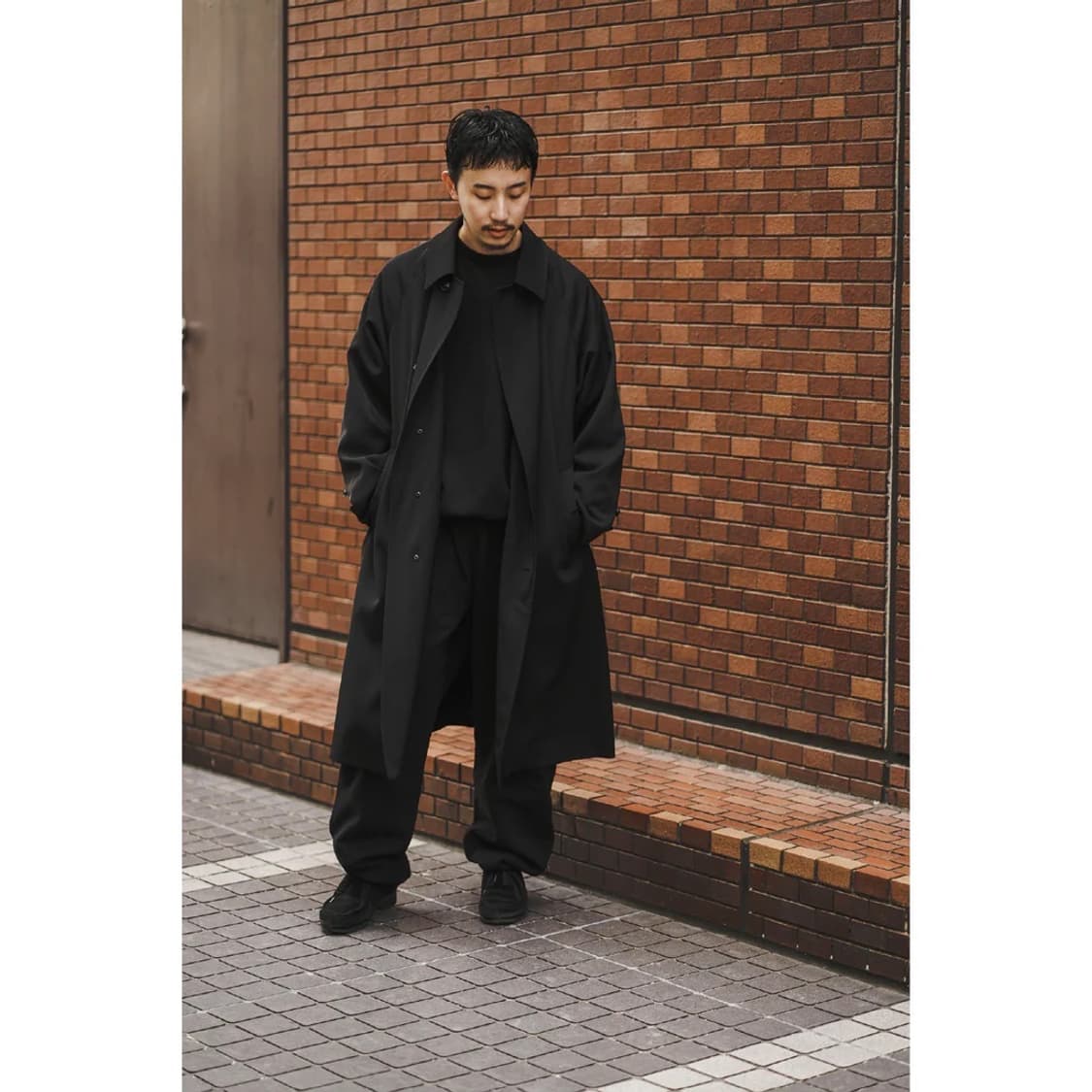 25aw comoli 코모리 울 개버딘 발 칼라 코트 3 상품이미지9