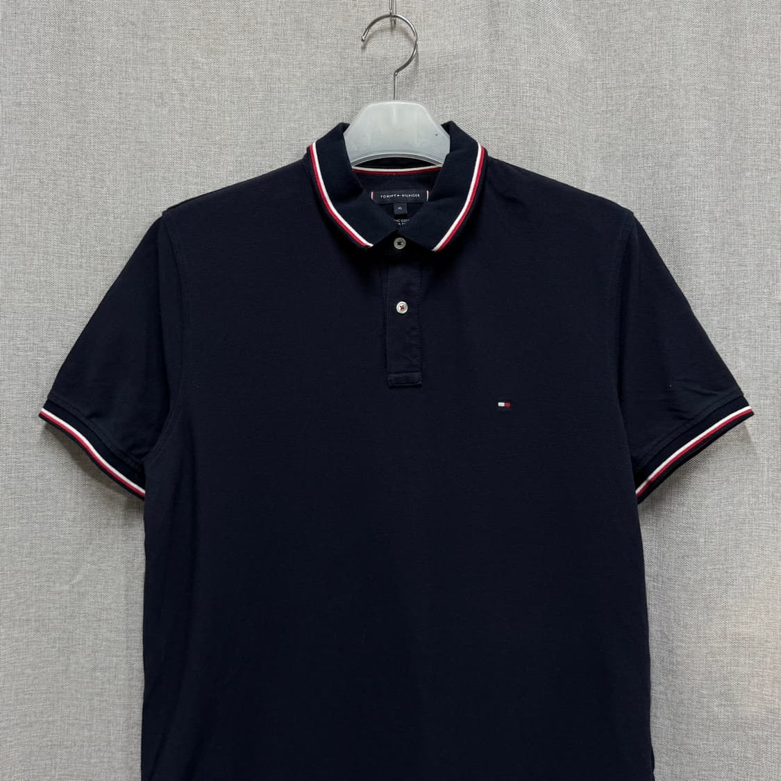 [XL] 타미힐피거 코튼 카라 폴로 반팔티셔츠 상품이미지3