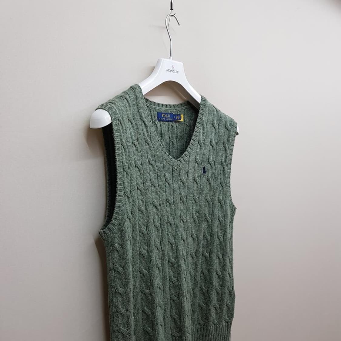 폴로 랄프로렌 케이블 니트 베스트 S사이즈 상품이미지3