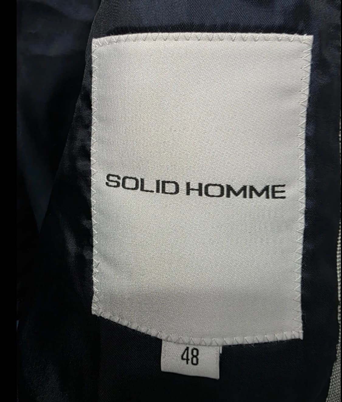 솔리드옴므 체크 맥코트 48사이즈 (100) 상품이미지7