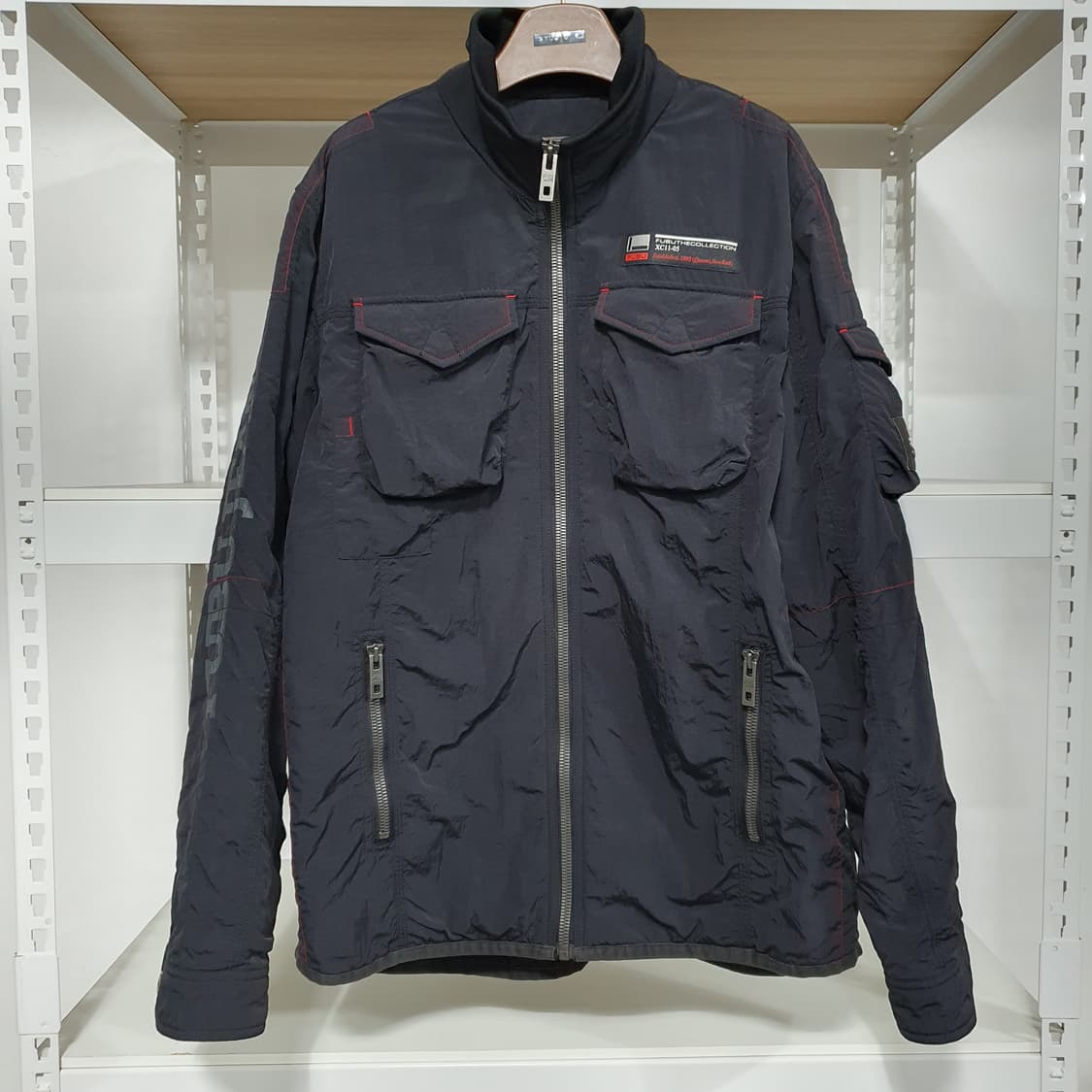 Fubu Jeans 후부 나일론 하이넥 바람막이 자켓 100 상품이미지2