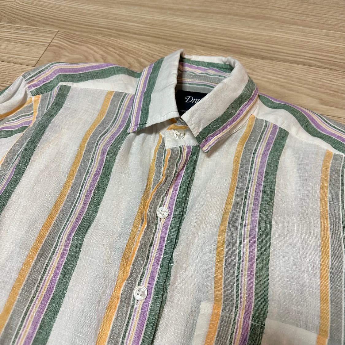 드레익스 원포켓 린넨셔츠 S 상품이미지2