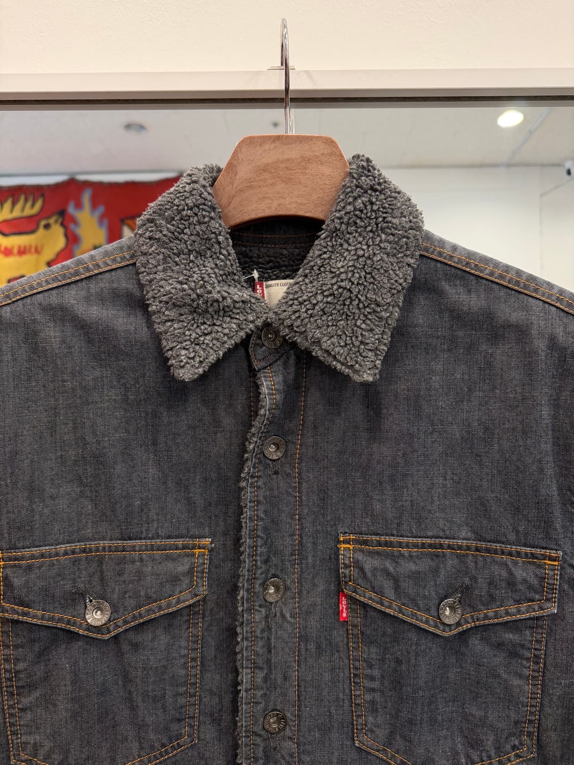 00s Levis 리바이스 쉐르파 데님 트러커 자켓 상품이미지3