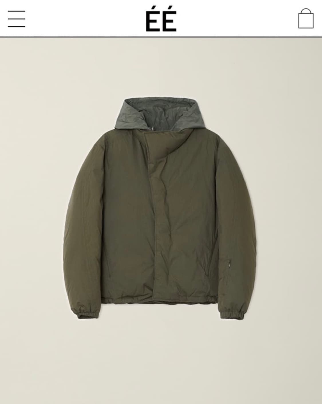 누마레 ee 패딩 카키 xs 상품이미지1
