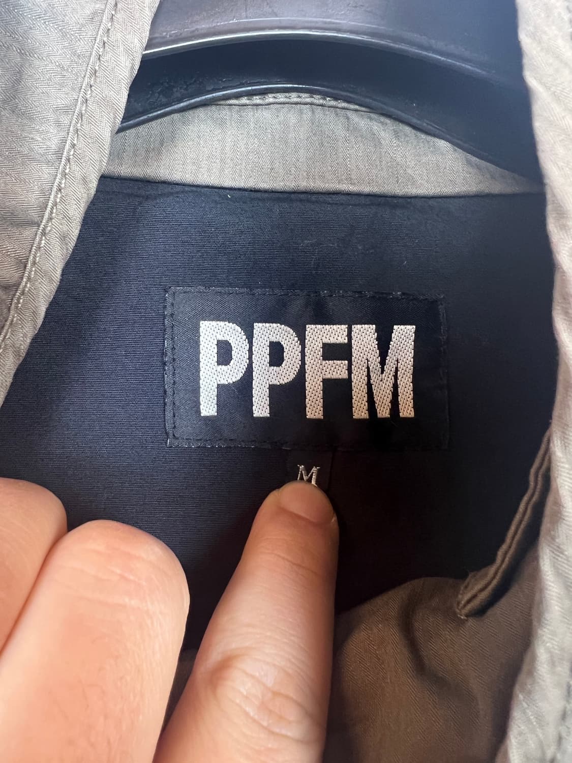 O180 PPFM 카키 야상자켓 M 상품이미지3