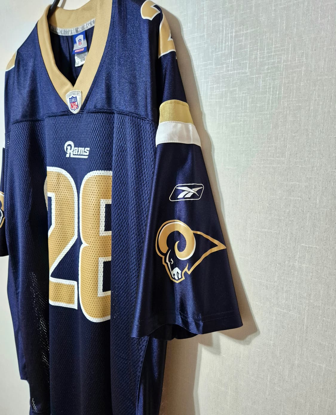 90s 리복 NFL 세인트루이스 램스 럭비져지 상품이미지5