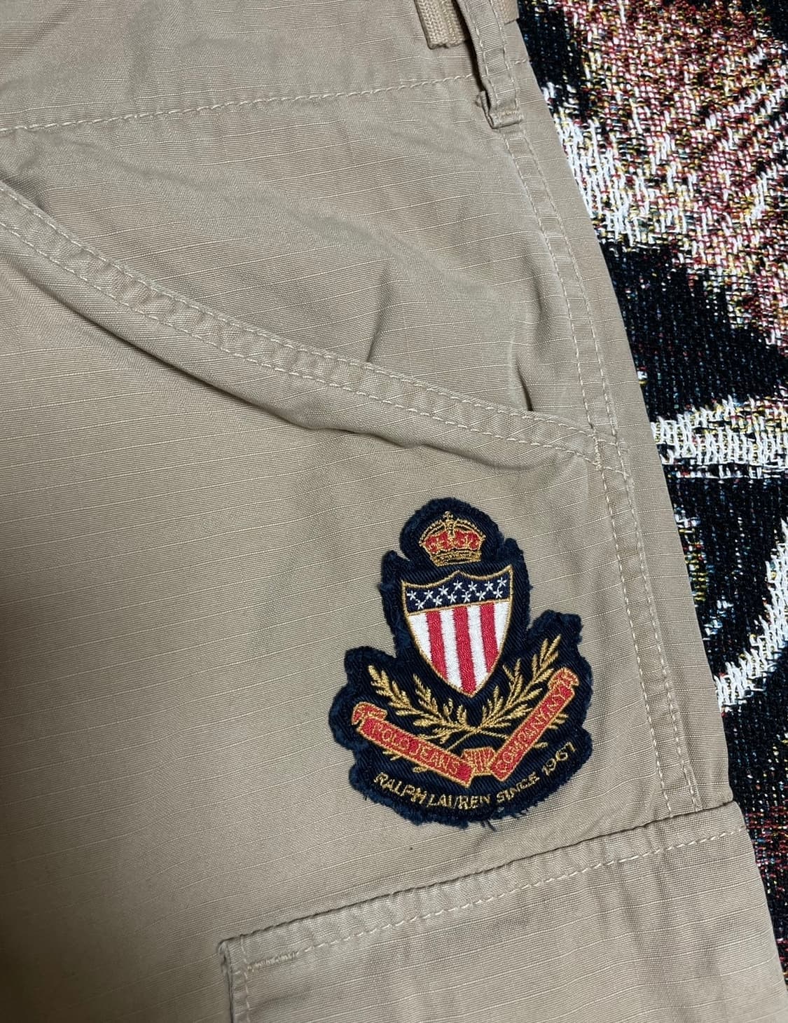 (32x32) 폴로진스 립스탑 카고 패치드 팬츠 상품이미지4