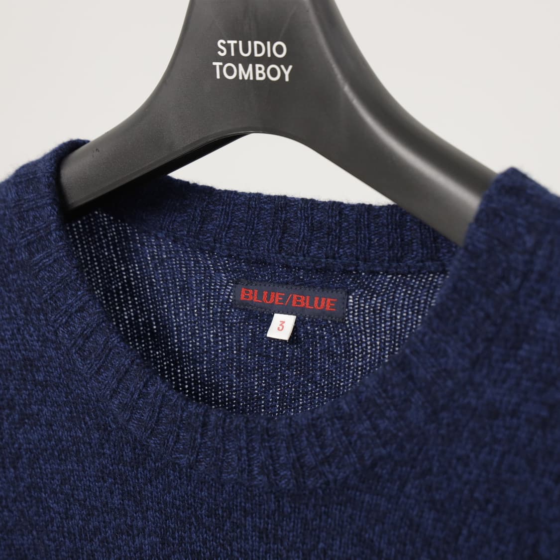 블루블루 포켓 디테일 울 니트 made in japan 상품이미지5