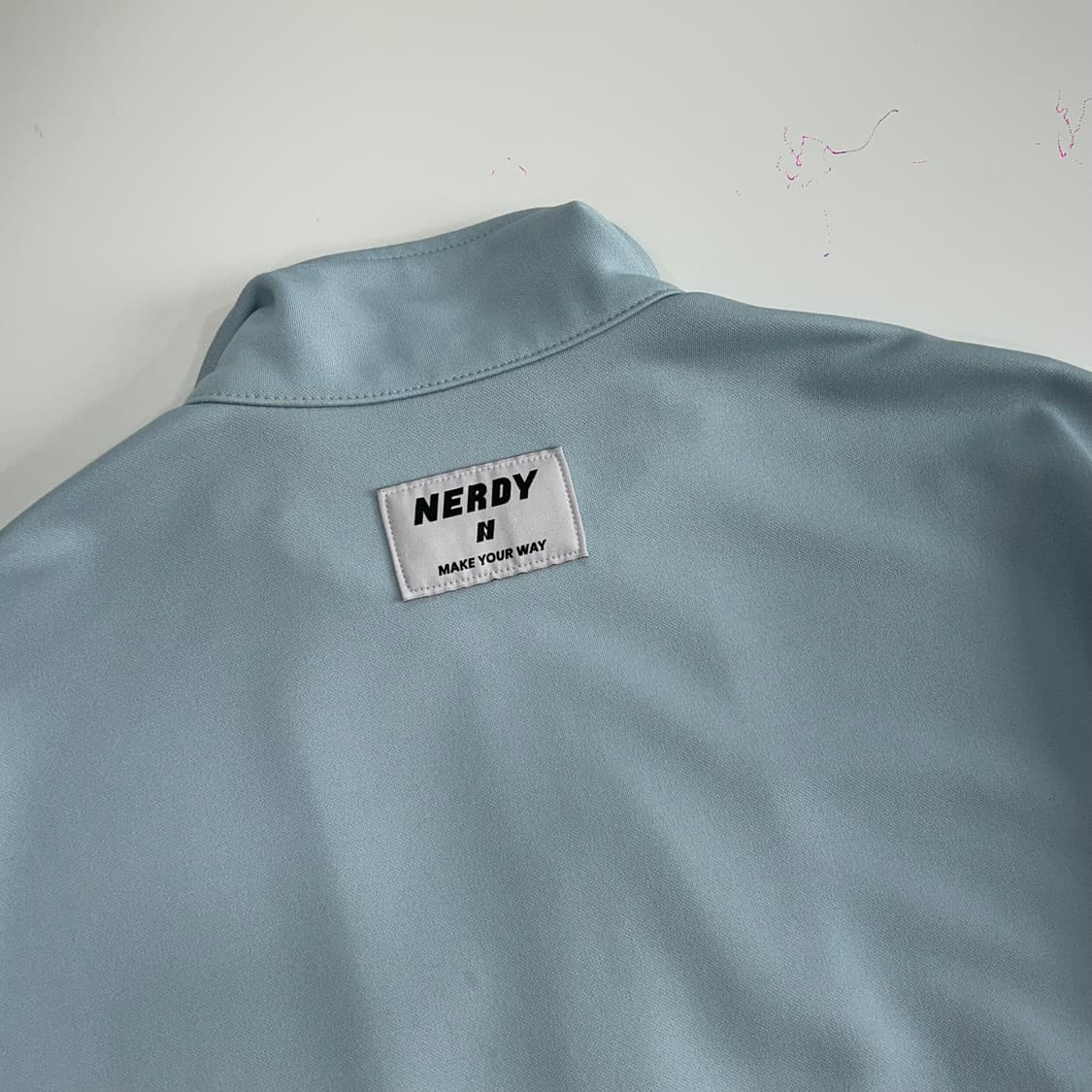 Nerdy 널디 스카이블루 트랙탑 져지 상품이미지5