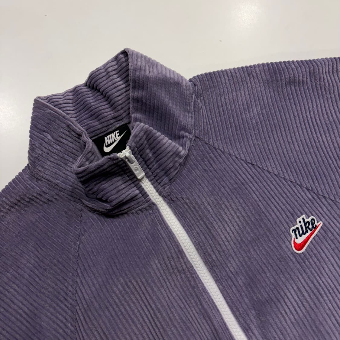 [2XL] 나이키 코듀로이 퍼플 트랙탑 집업 자켓 C848 상품이미지3