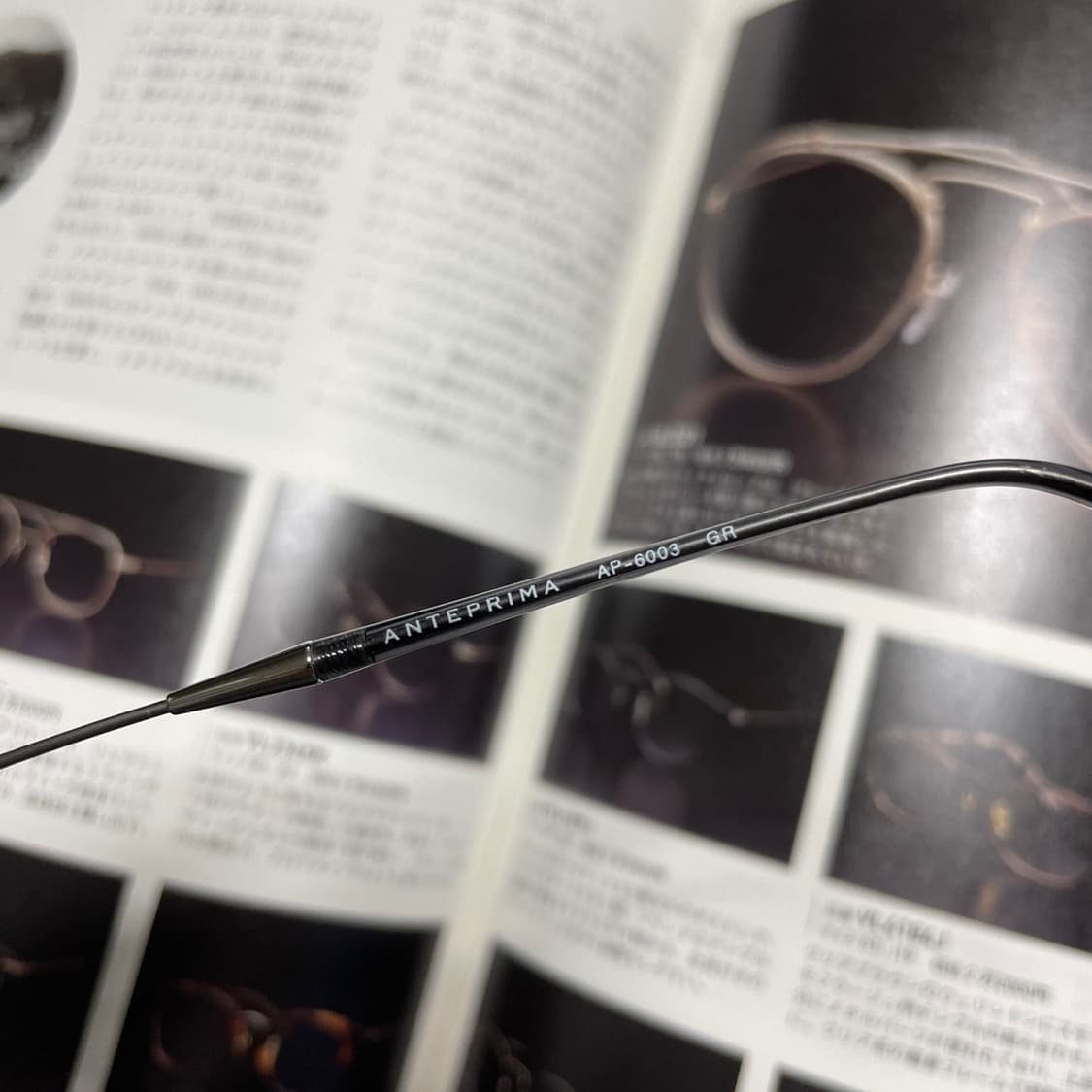 ANTEPRIMA 안테프리마 반무테 실버 티타늄 안경 상품이미지5