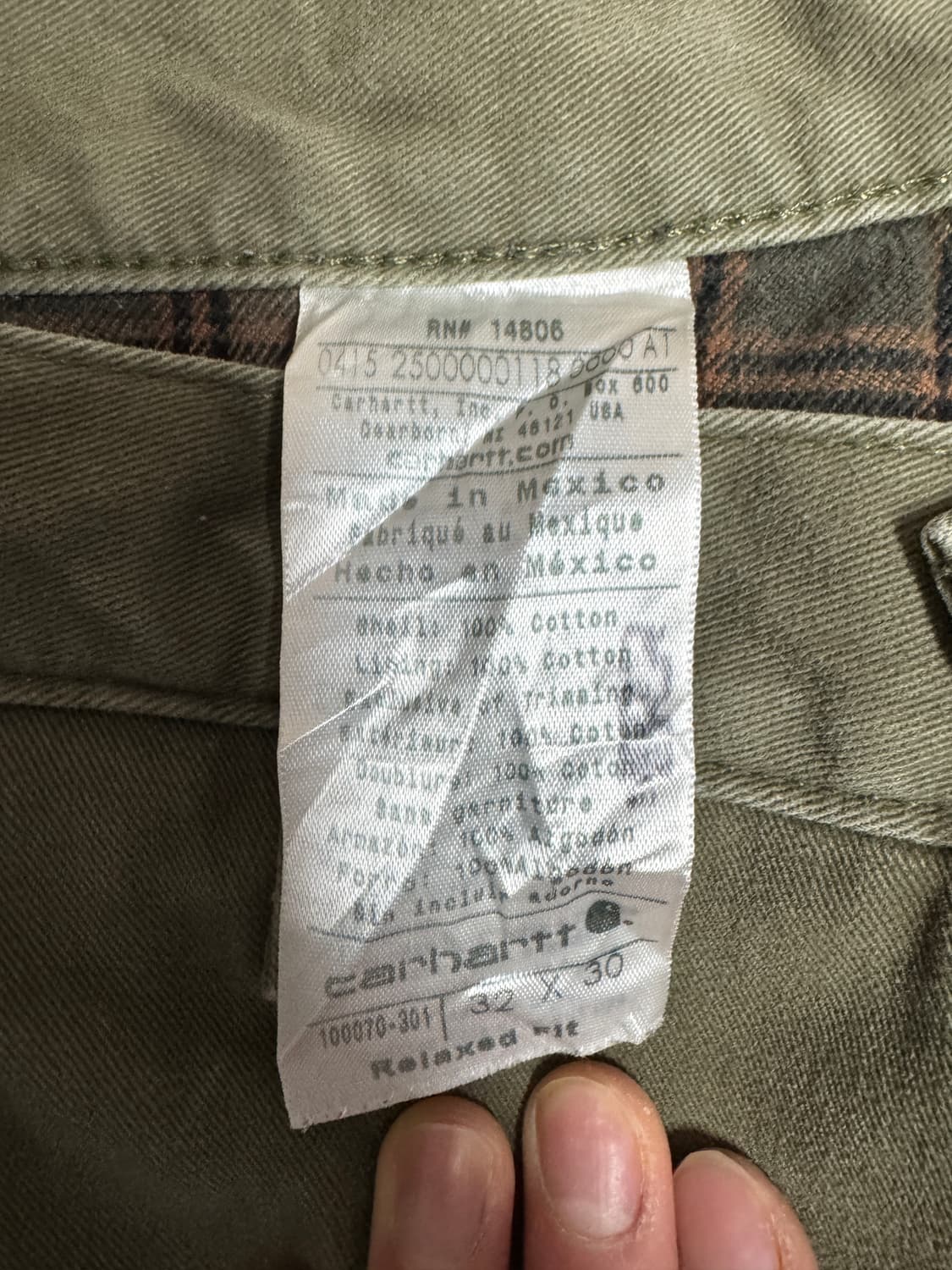 칼하트 카펜터 워크팬츠 상품이미지6