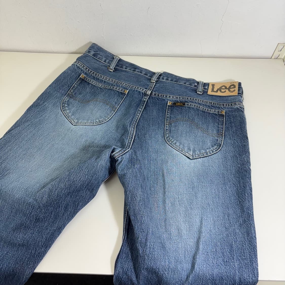 XL 리 LEE 중청워시드 레귤러핏 청바지 상품이미지3