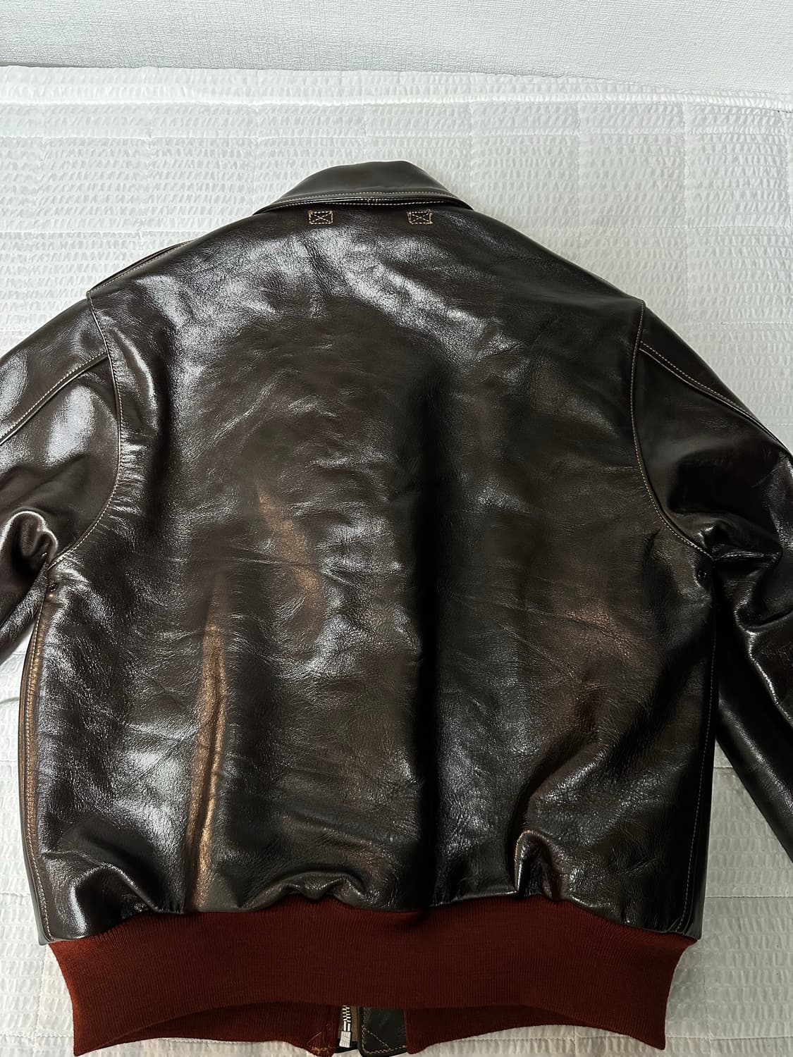 [44] 버즈릭슨 A-2 플라이트 자켓 레드립 상품이미지5