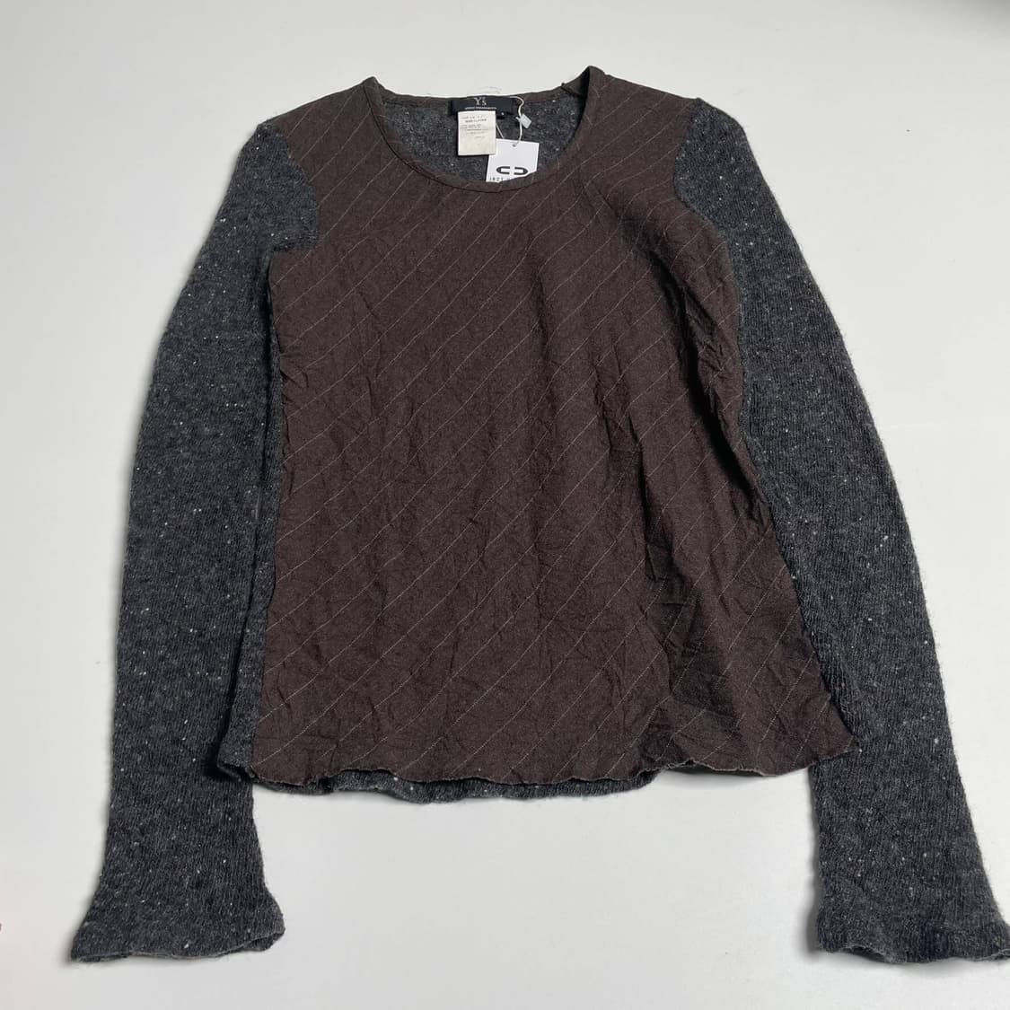 Y's 패브릭 레이어드 니트 상품이미지5