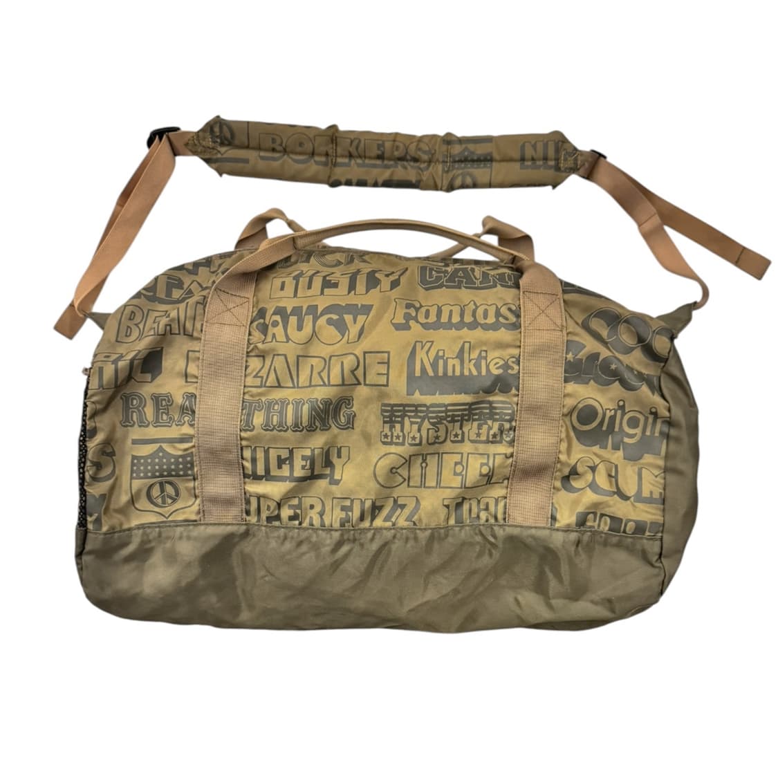 히스테릭글래머 2way 빅 보스턴백 카키 상품이미지3