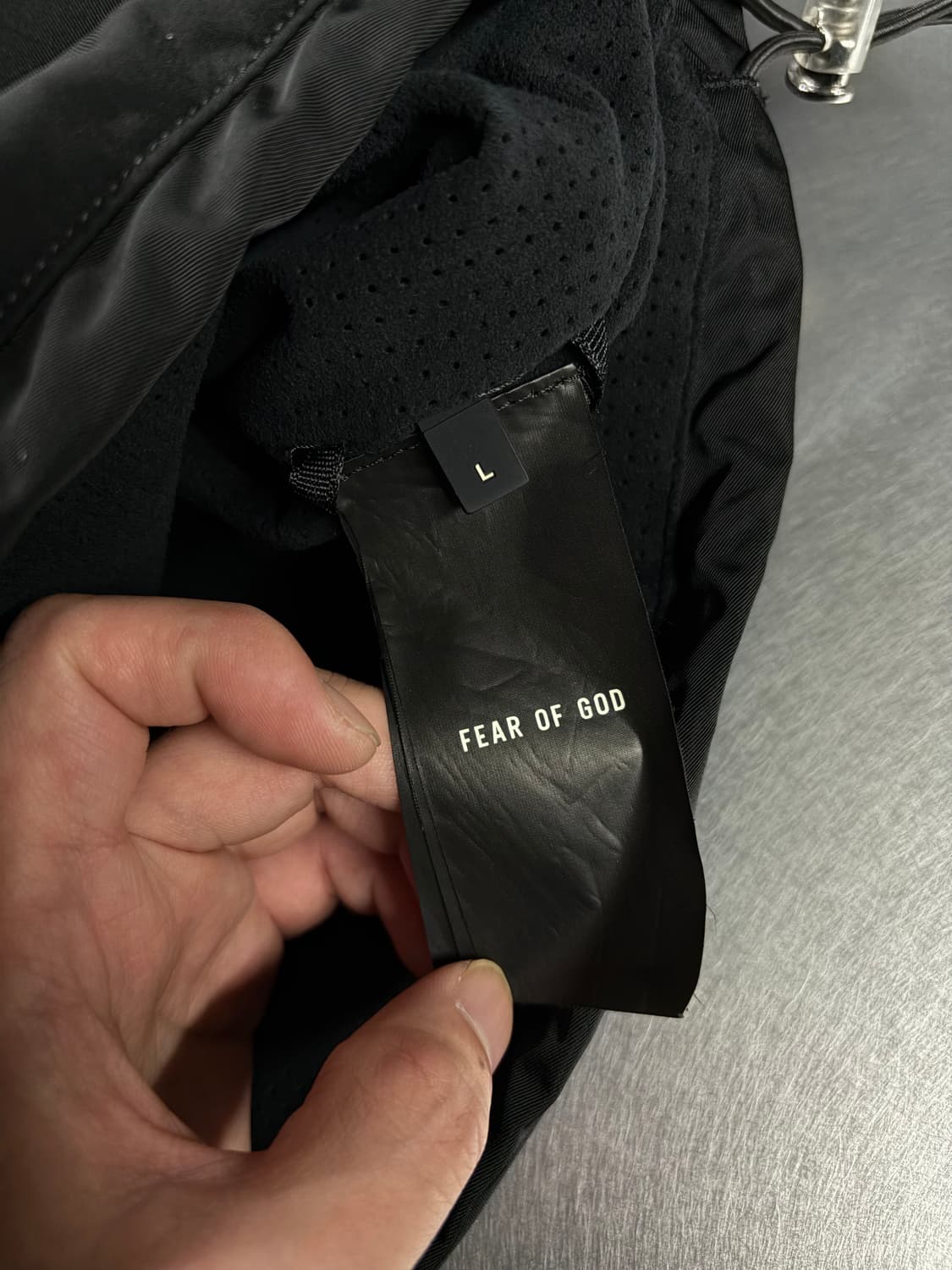 6th 피어오브갓 나일로 풀집업 자켓 블랙 상품이미지5