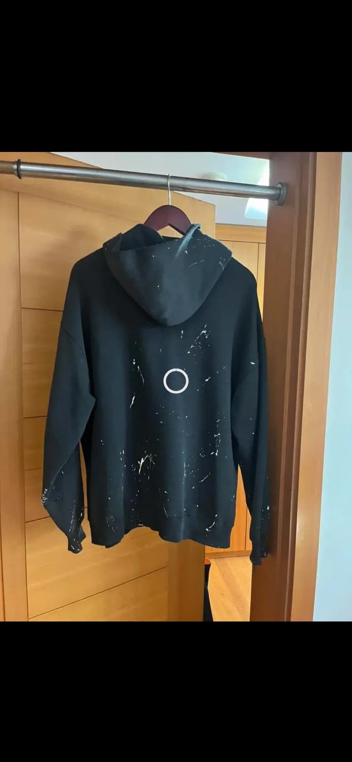 빈티지 러셀 블랙 페인팅 후드 상품이미지2