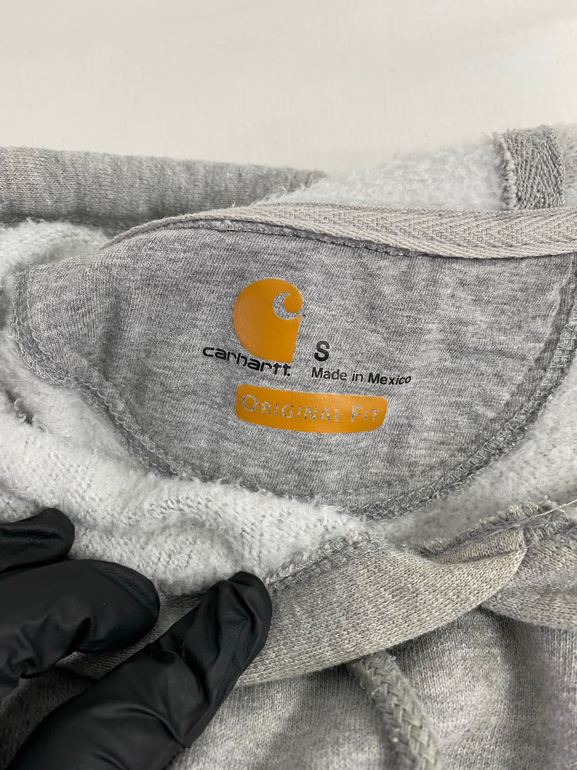 칼하트 그레이 후드티 S 상품이미지3