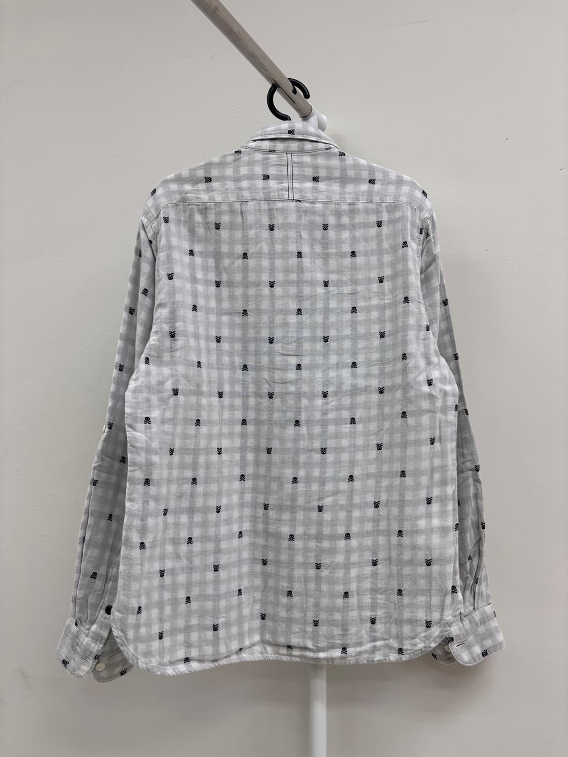 빈티지 빔즈 해골 체크 셔츠 상품이미지8