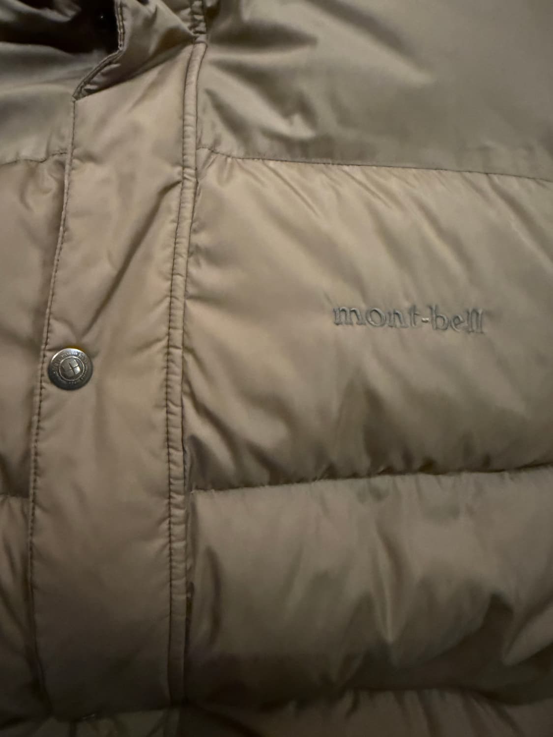 montbell 카키베이지 엑스라지 패딩 상품이미지5