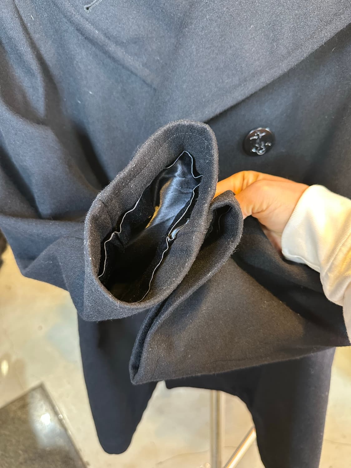 USN 미해군 헤비 울 피코트 38R 상품이미지7