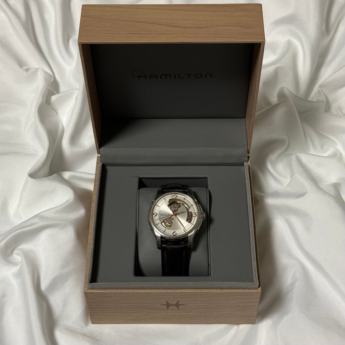 해밀턴 재즈마스터 오픈하트 40mm 흰판 판매합니다 상품이미지2