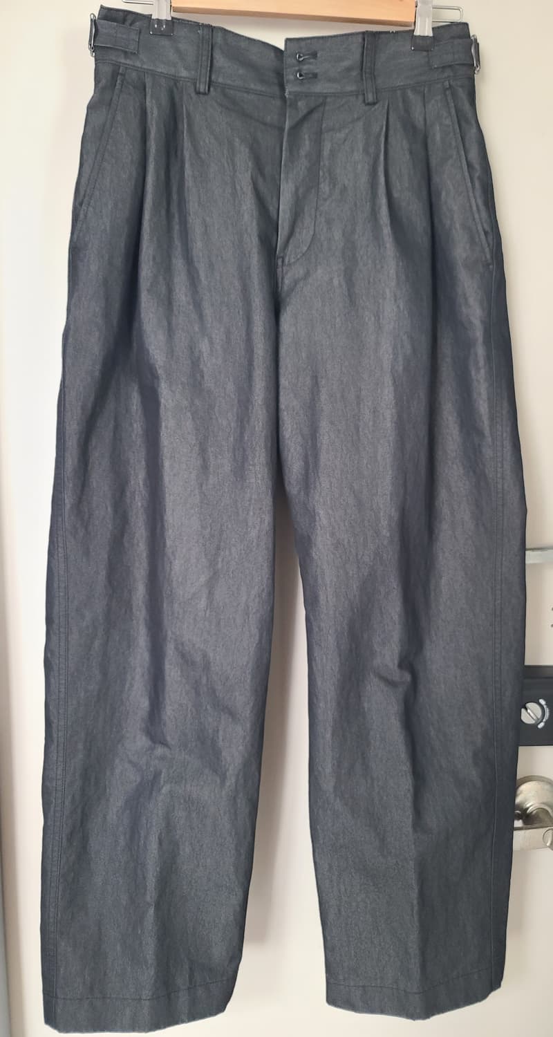 [1] 어나더오피스 산티아고 데님 팬츠 블랙 상품이미지2