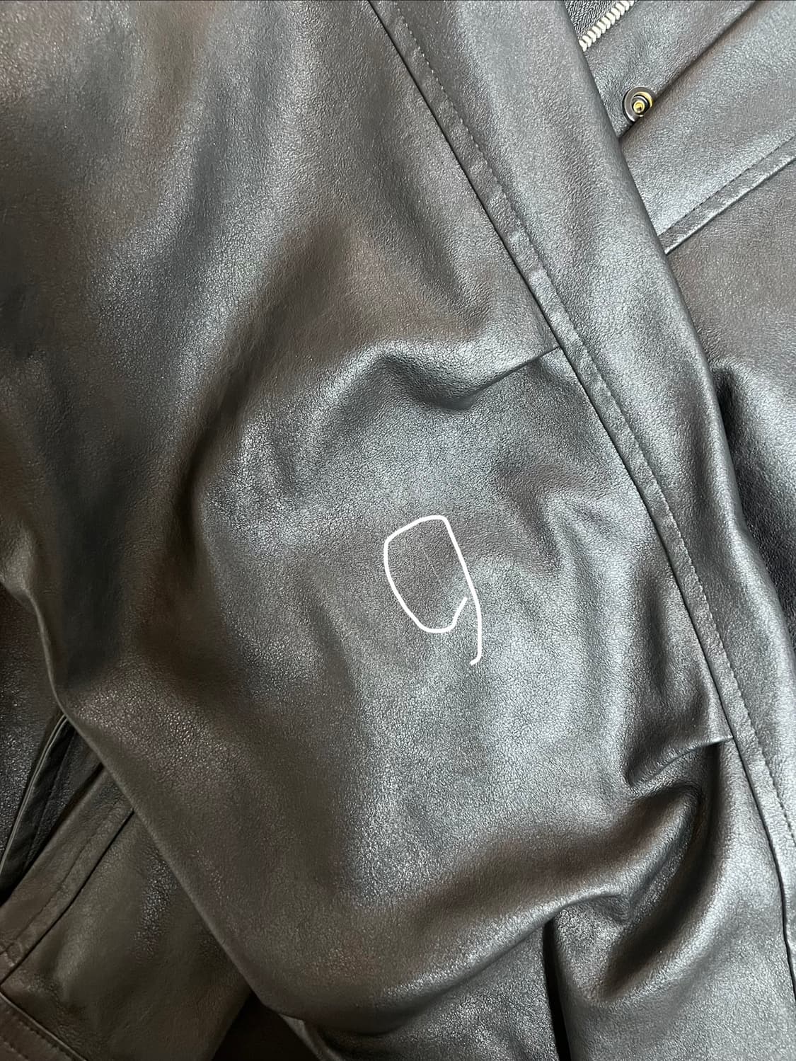 파르티멘토 비건 레더 가죽 자켓 M 상품이미지5