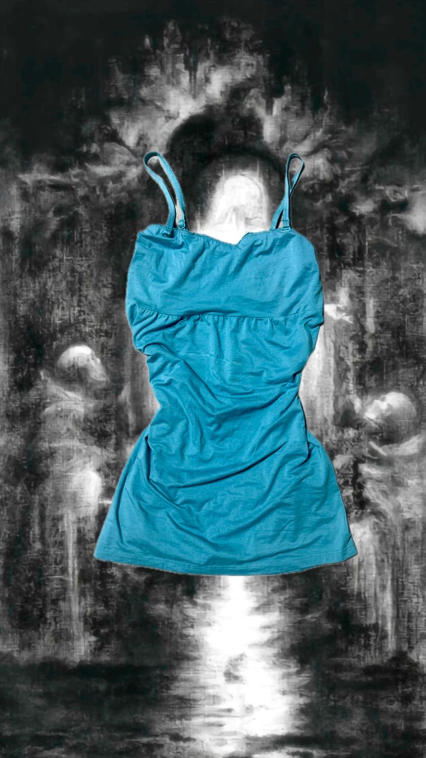 Uniqlo mint long sleeveless 민트 나시 슬리브리스 상품이미지1