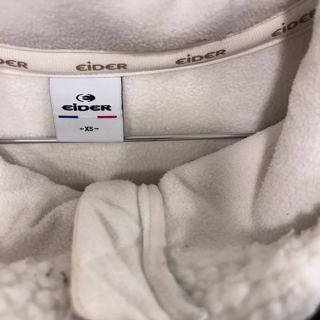 아이더 자수로고 뽀글이 후드 집업 플리스 상품이미지3