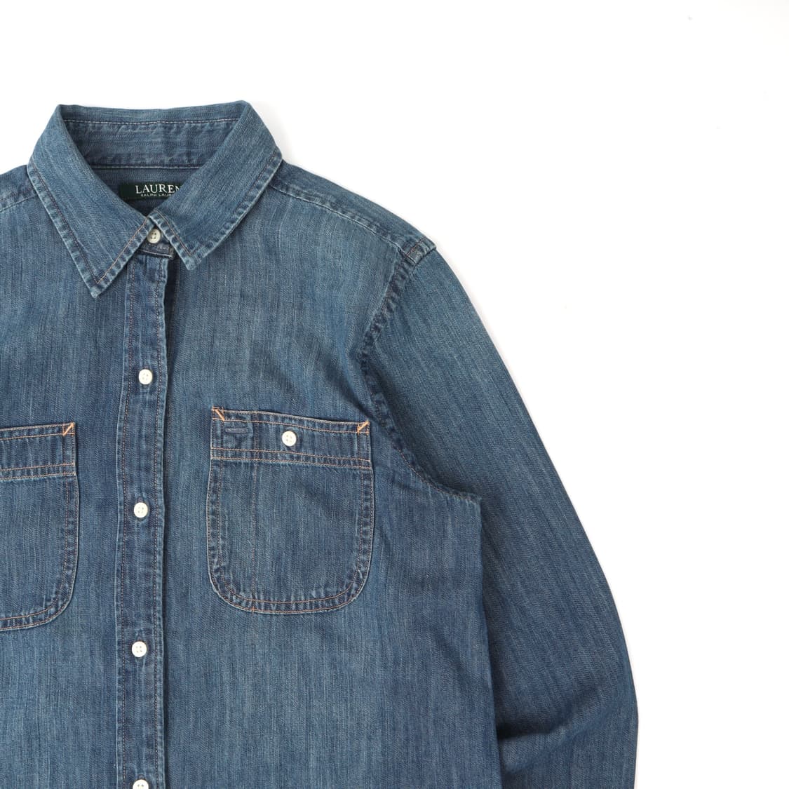 로렌 랄프로렌 프론트포켓 데님 셔츠 상품이미지3