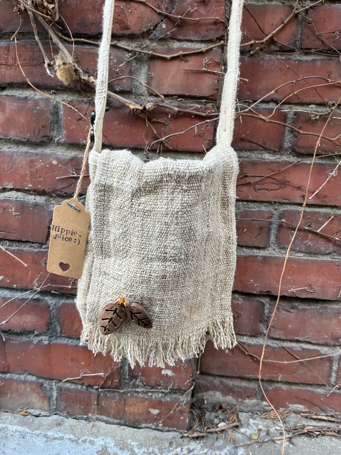 빈티지 테슬 포인트 크로스백 상품이미지2