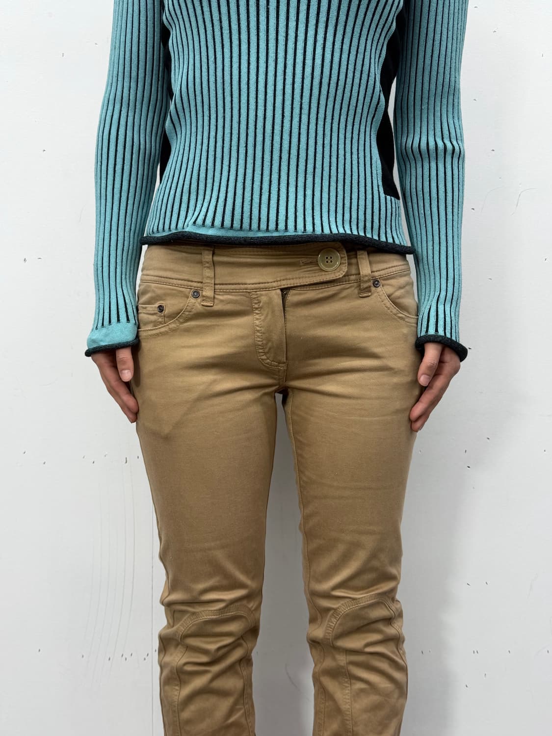 10s Calvin Klein Contour Panel Rib Knit 상품이미지4