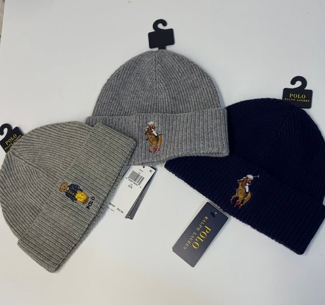 [새상품] 폴로 베어 비니 상품이미지1