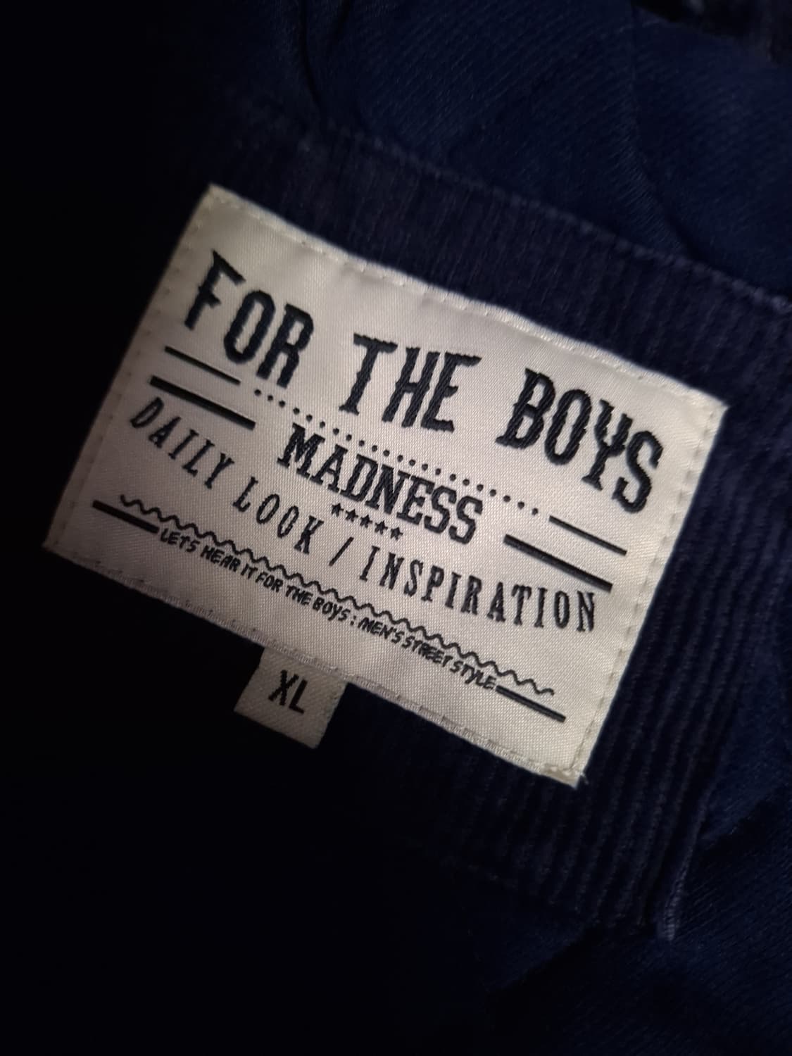 오리지날 더매드니스 코듀로이 와펜 바시티자켓 상품이미지6