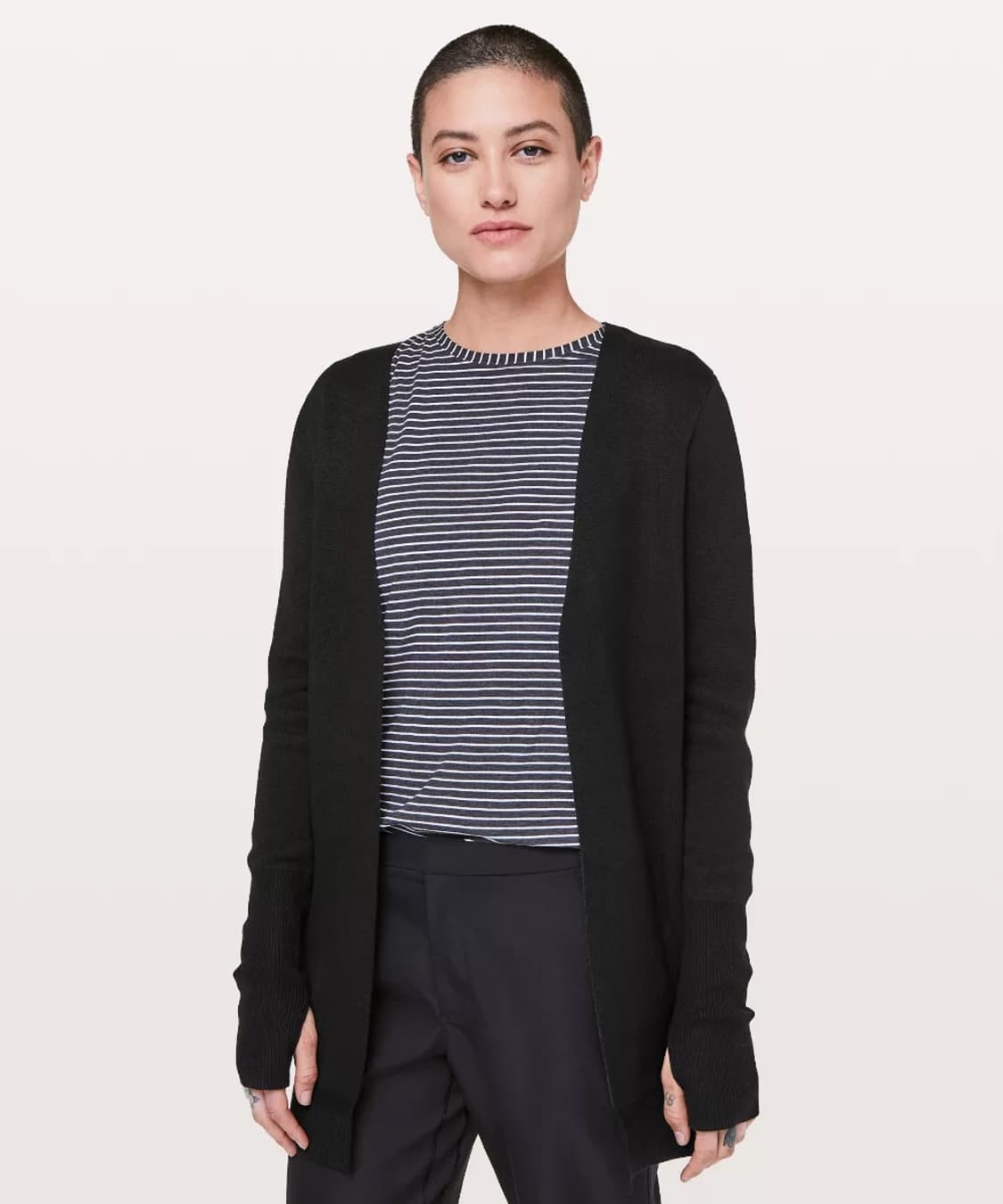 룰루레몬 블랙 가디건 사이즈 4 상품이미지1