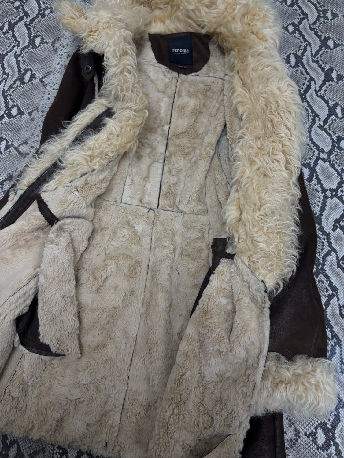 [Renoma] Fur Trimming Brown Jacket 상품이미지8