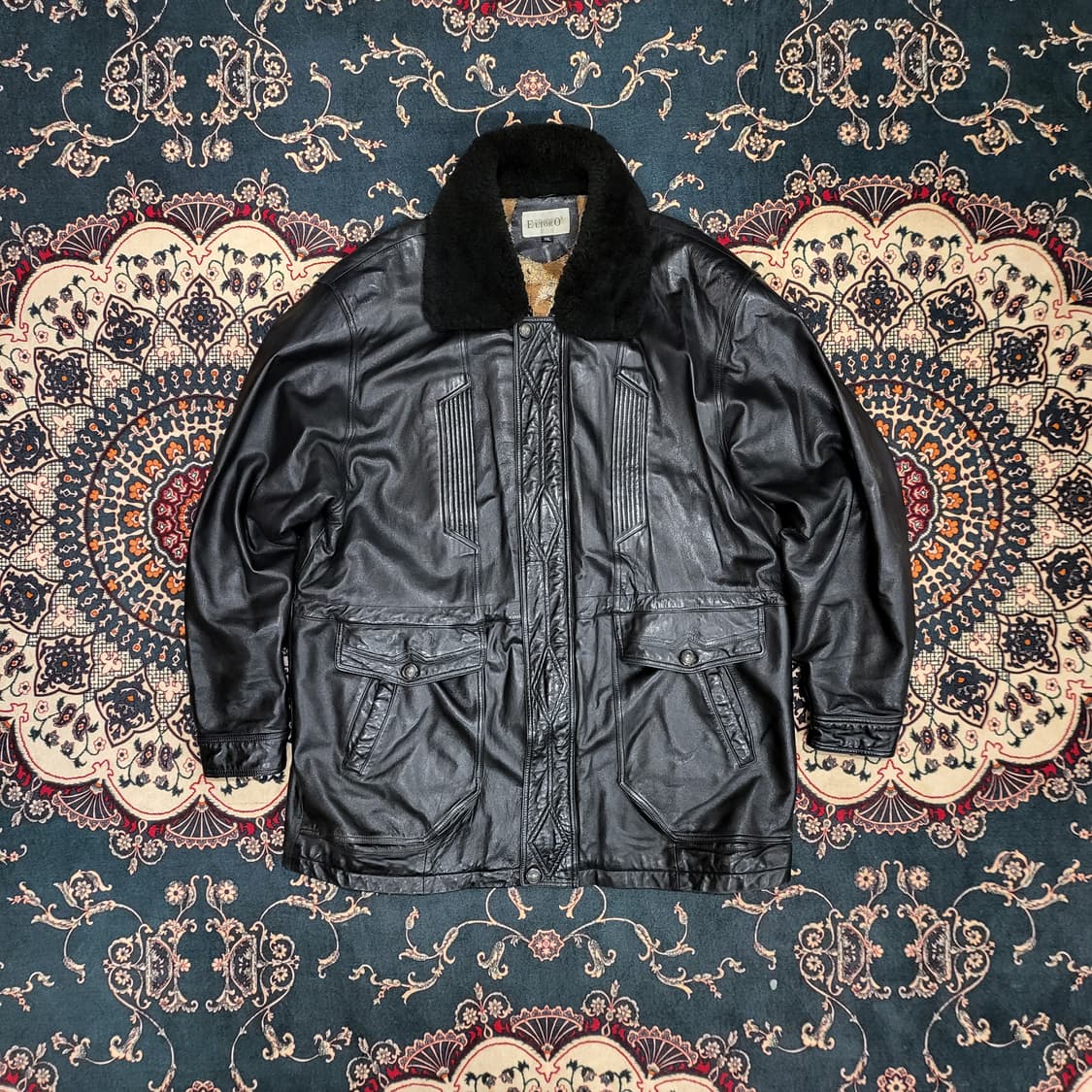 ELTORO 레더 롱 자켓 (XXL) 상품이미지1