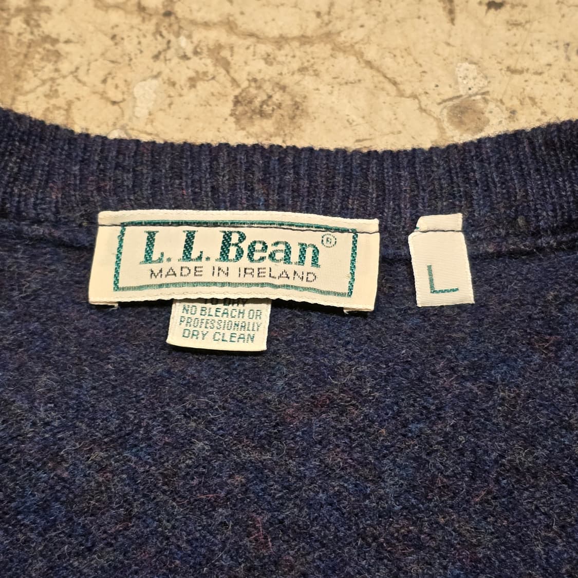 80s L.L.Bean 램스울 100  MADE IN IRELAND 상품이미지4