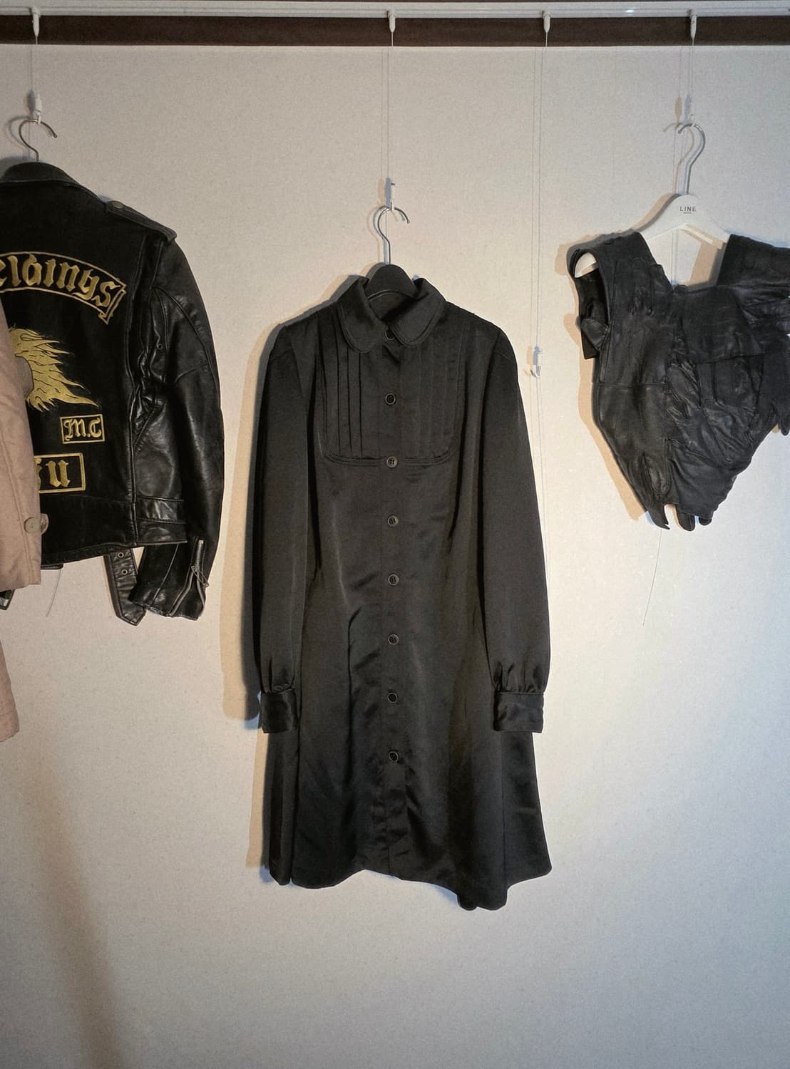 Anna sui black robe one-piece 상품이미지2